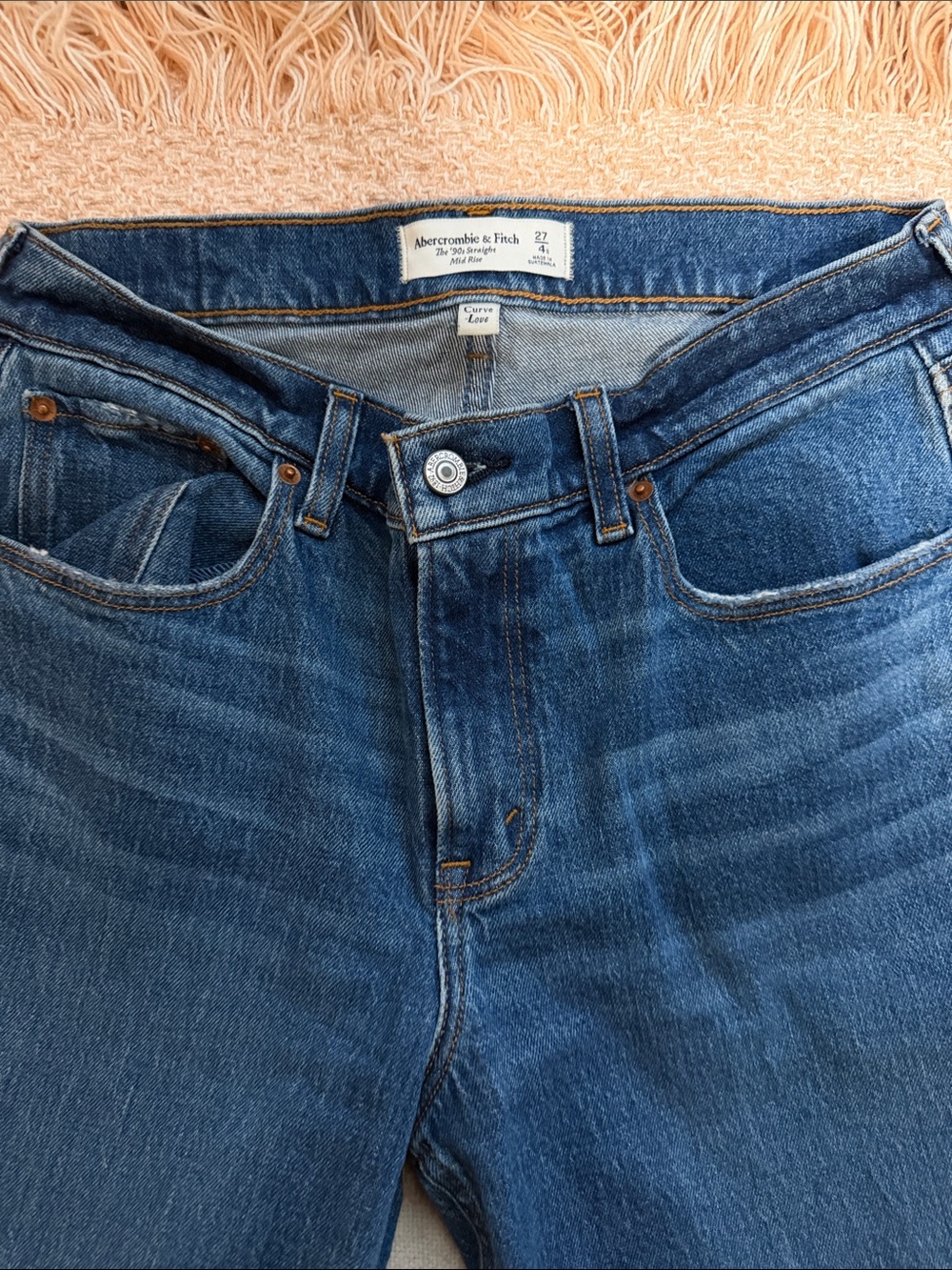 Abercrombie & Fitch Women’s Blue Boyfriend Jeans